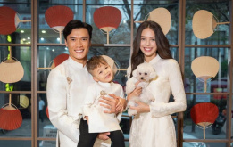 Nghỉ hết mùa, Bùi Tiến Dũng đưa vợ con sang châu Âu