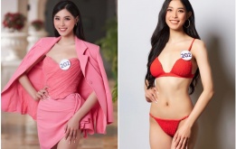 Vẻ đẹp của 'hoa khôi bóng chuyền' vào top 10 Hoa hậu Hoàn vũ Việt Nam