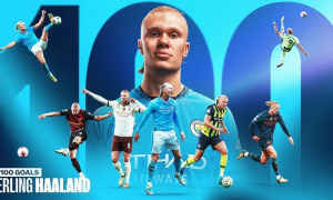 Erling Haaland và 5 tiền đạo khác chuẩn bị chinh phục cột mốc 100 bàn Ngoại hạng Anh