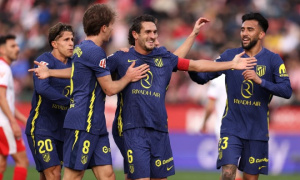 Atletico Madrid thắng đậm Girona, vươn lên top 3 La Liga