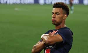 Hakimi và Doue giúp PSG vững vàng trước Inter Milan