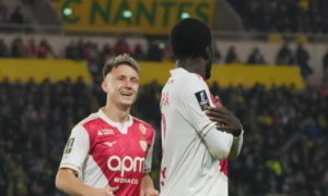 Mưa bàn thắng tại Beaujoire, Monaco chiếm ngôi nhì Ligue 1