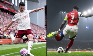 Rice và Saka: 'Nhạc trưởng' sau những quả phạt góc của Arsenal