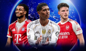 Bayern giữ đỉnh châu Âu, Real và Arsenal bám sát về điểm trung bình