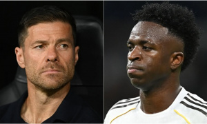 Alonso nhắc khéo Vinicius sau pha sút hỏng phạt đền, chỉ định Mbappe