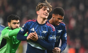 Slavia Prague khen Max Dowman là cầu thủ kỳ diệu sau khi thua Arsenal