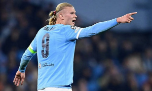 Haaland thư giãn hơn nhưng vẫn là cỗ máy ghi bàn của Man City