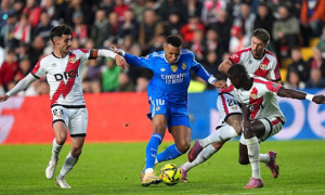 Mbappe tịt ngòi, Real Madrid bế tắc trước Rayo Vallecano