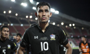 Teerasil Dangda báo hung tin cho ĐT Thái Lan