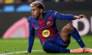 Barcelona nhận tín hiệu tích cực về chấn thương mu của Lamine Yamal