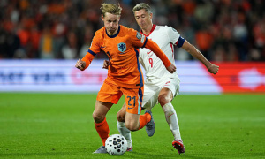 De Jong ca ngợi Lewandowski trước trận Hà Lan gặp Ba Lan