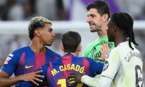 Courtois nói về vụ hỗn loạn ở Bernabeu: Tất cả bắt đầu từ Yamal