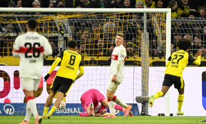 Adeyemi nổ súng phút 89, Dortmund vẫn đánh rơi chiến thắng phút bù giờ