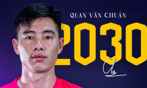 Hà Nội gia hạn hợp đồng với thủ môn Quan Văn Chuẩn
