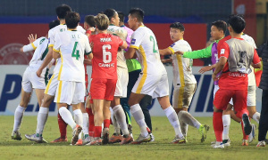 Hỗn chiến tái diễn ở trận CAHN thắng ngược Bắc Kinh Quốc An tại AFC Champions League Two