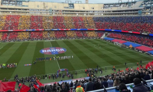 Sự cố vé khiến màn ghép hình đầu tiên của Barca giảm khán giả
