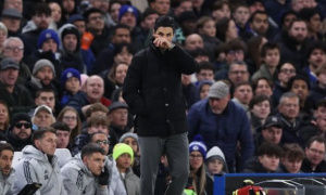 Arteta thất vọng khi Arsenal hòa Chelsea dù hơn người