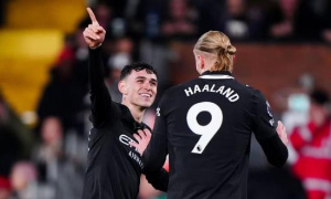 Fulham 4-5 Man City: Haaland chạm mốc 100 bàn đầy kịch tính