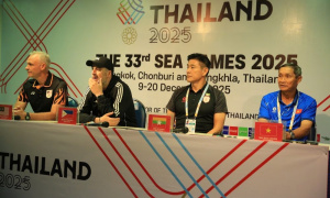 Họp báo SEA Games 33: Tuyên bố đanh thép của HLV Mai Đức Chung