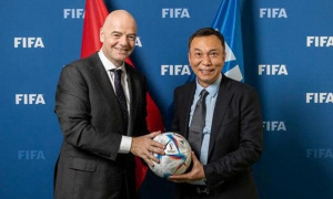 Chủ tịch VFF đại diện Việt Nam tham dự lễ bốc thăm World Cup 2026