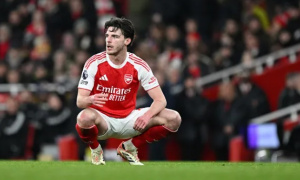 Declan Rice và Saliba đứng trước nguy cơ vắng mặt tại Villa Park