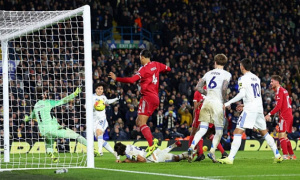 Leeds 3-3 Liverpool: Tanaka làm nổ tung Elland Road với bàn gỡ cuối trận