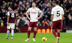 Arsenal thua Aston Villa: Bóng ma tâm lý và thử thách lớn cho Arteta