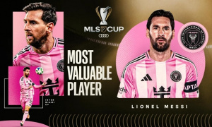 Lionel Messi giành danh hiệu Cầu thủ xuất sắc nhất MLS Cup