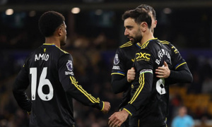 5 điểm nhấn sau trận Wolves 1-4 Man Utd: Thủ lĩnh Bruno Fernandes; Amorim-ball phát huy hiệu quả