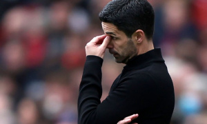 Mikel Arteta đối mặt bài test cực đại khi Arsenal thiếu vắng Trossard, Rice và Saliba