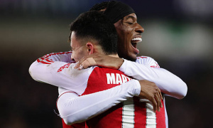 Arsenal đánh bại Club Brugge 3-0: Madueke tỏa sáng với cú đúp