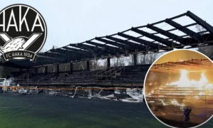 Vụ cháy tại sân Tehtaan Kentta: CĐV Haka đốt sân sau khi xuống hạng