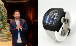 Messi được tặng đồng hồ 29 tỷ đồng trong chuyến đi Ấn Độ