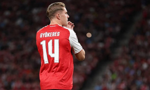 Viktor Gyokeres gây thất vọng tại Arsenal ở Ngoại hạng Anh