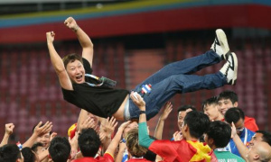 HLV Kim Sang-sik phủ nhận 'phép màu', khẳng định thành công là nỗ lực của U22 Việt Nam