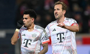 Kane tỏa sáng, Bayern Munich thắng đậm Heidenheim