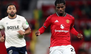 Thống kê ấn tượng của Ayden Heaven trong trận Man United thua Aston Villa