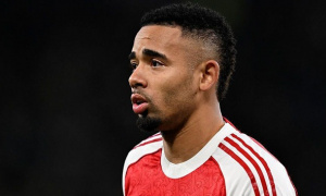 Carabao Cup: Arsenal trao suất đá chính cho Jesus