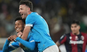 Napoli lên ngôi vô địch Siêu cúp Italia nhờ cú đúp bàn thắng của David Neres