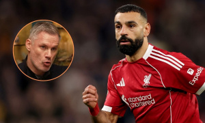 Jamie Carragher bẽ mặt trên sóng Sky Sports vì phát ngôn về Salah