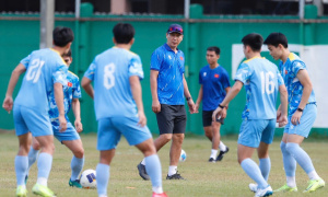 U23 Việt Nam lo lắng vì Trung Kiên chấn thương trước ngày sang Qatar