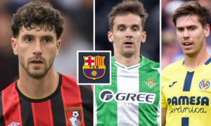 Barca theo dõi 7 trung vệ trong kỳ chuyển nhượng tháng 1