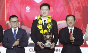 Hoàng Đức giành Quả bóng vàng 2025