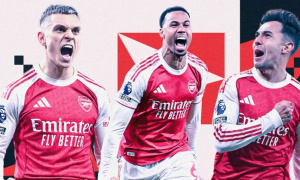 Arsenal sẵn sàng cho ngai vàng sau màn hủy diệt Aston Villa
