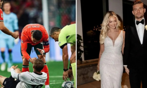 Mittelstadt gây cười khi xếp Ronaldo trên cả vợ mới cưới