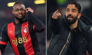 Semenyo từ chối MU sau cuộc gọi với Amorim