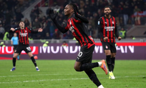 Rafael Leao cứu AC Milan thoát thua hú vía trước Genoa
