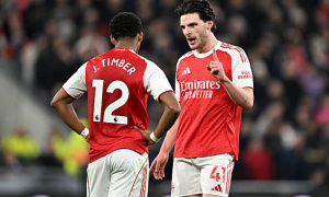 Arsenal muốn giữ Timber, Rice và Havertz sau vụ Saka