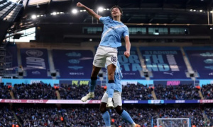 Max Alleyne ghi bàn ngay lần đá chính thứ hai cho Man City