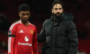 Amad Diallo coi Ruben Amorim như người cha thứ hai